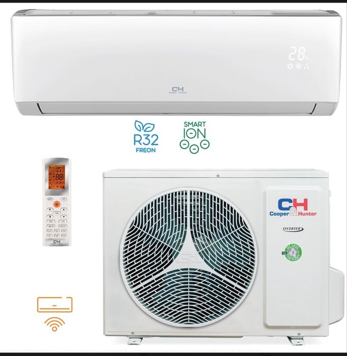 Кондиціонер тепловий насос Cooper&Hunter CH-S24FTXLA2-NG R32 Wi-Fi