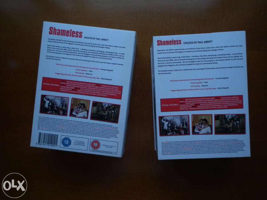 Shameless - Series 1-5 - 16 dvd