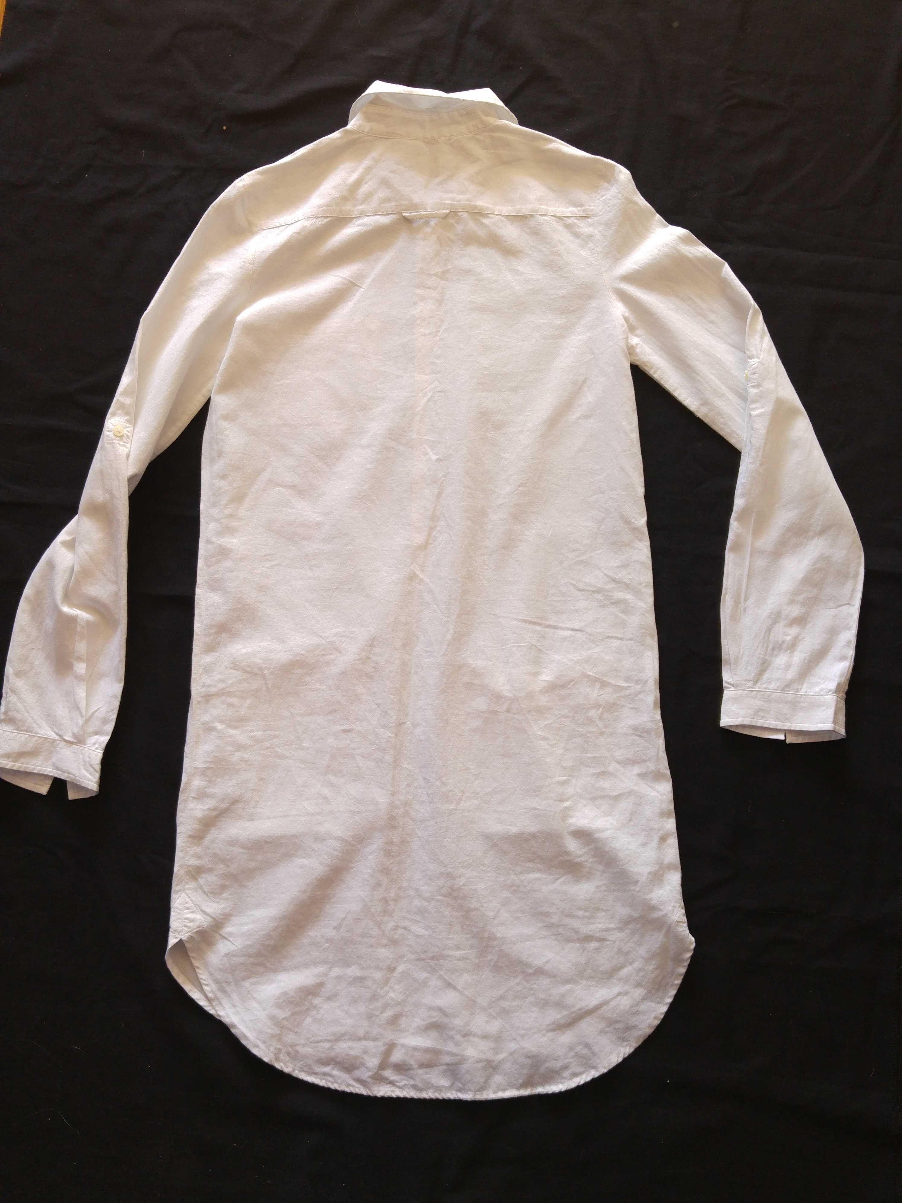 Koszula długa bawełniana Lacoste