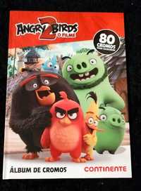 Coleção completa Angry Birds 2 Caderneta + 80 cromos