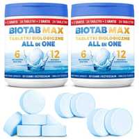 BioTab MAX 3w1 Tabletki do szamba i oczyszczalni 48+4 Gratis dwa lata