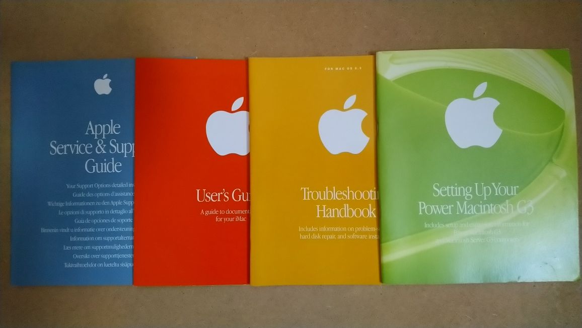 Coleção Manuais Macintosh G3