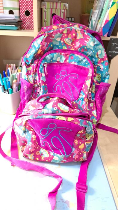 Mochila escolar Totto Princesas (oferta da lancheira e estojo)