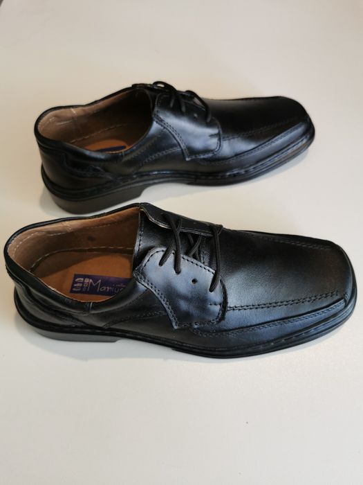 Skórzane Buty Męskie Lekkie Wygodne