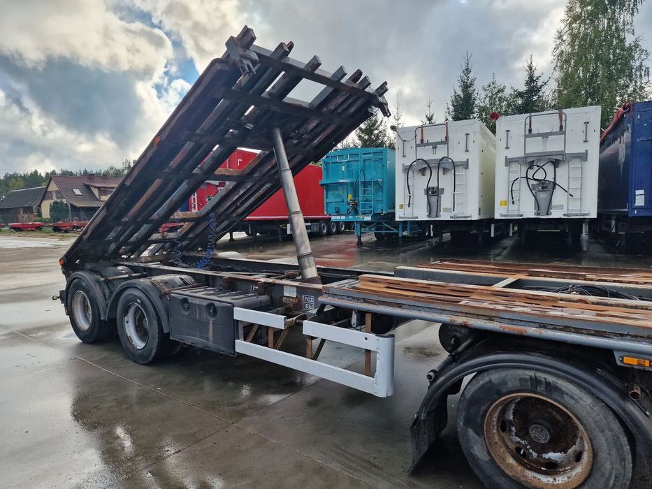 SH Przyczepa Hakowiec Wywrotka do Przewozu Kontenerów 7,00 m