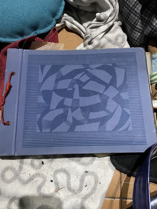 Stary obraz na zdjęcia do przyklejania vintage PRL