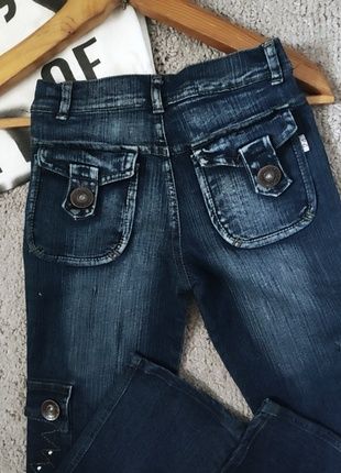 Стрейчевые джинсы для девочки  на 8-9лет
