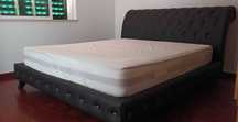 Cama King Size Luxo pele + colchão. baixa de preço