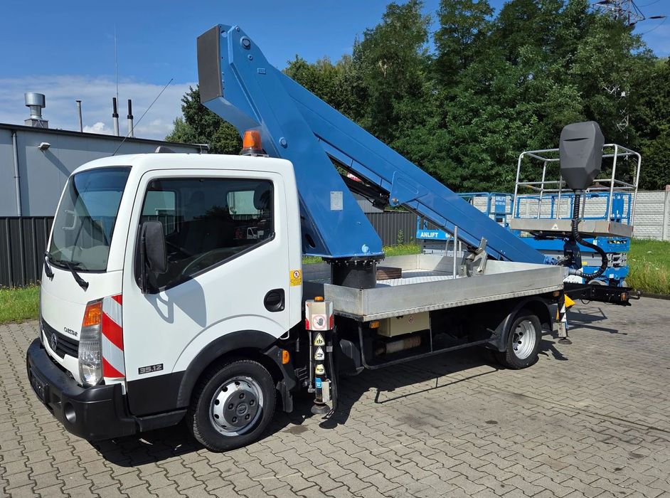 Nissan Cabstar 35.12 - 20 m Podnośnik koszowy zwyżka GSR E200TE4 jak Wumag Ruthmann Multitel  20 m Podnośnik koszowy zwyżka GSR E200TE4 jak Wumag Ruthmann Multitel