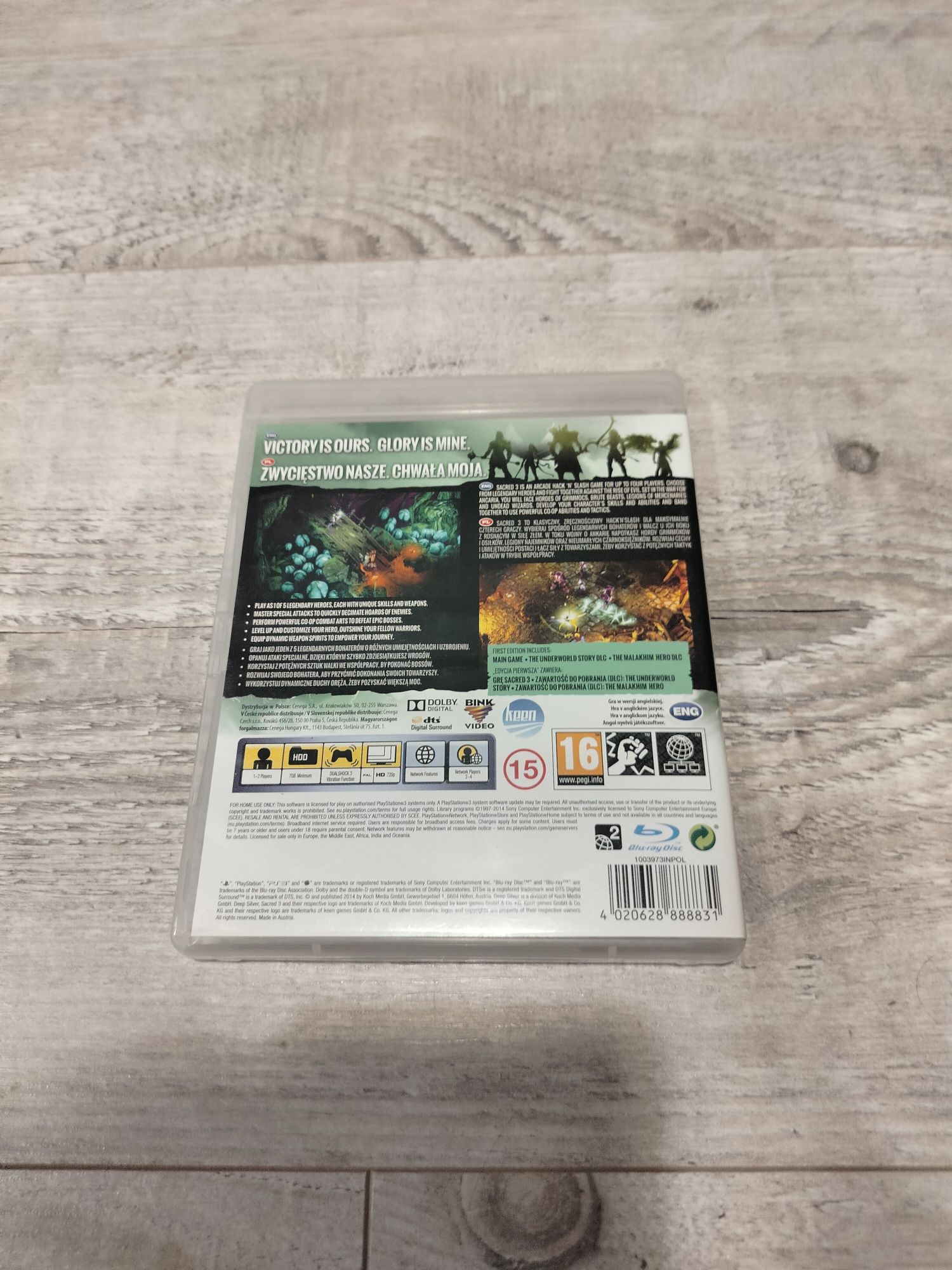 Gra sacred 3 ps3