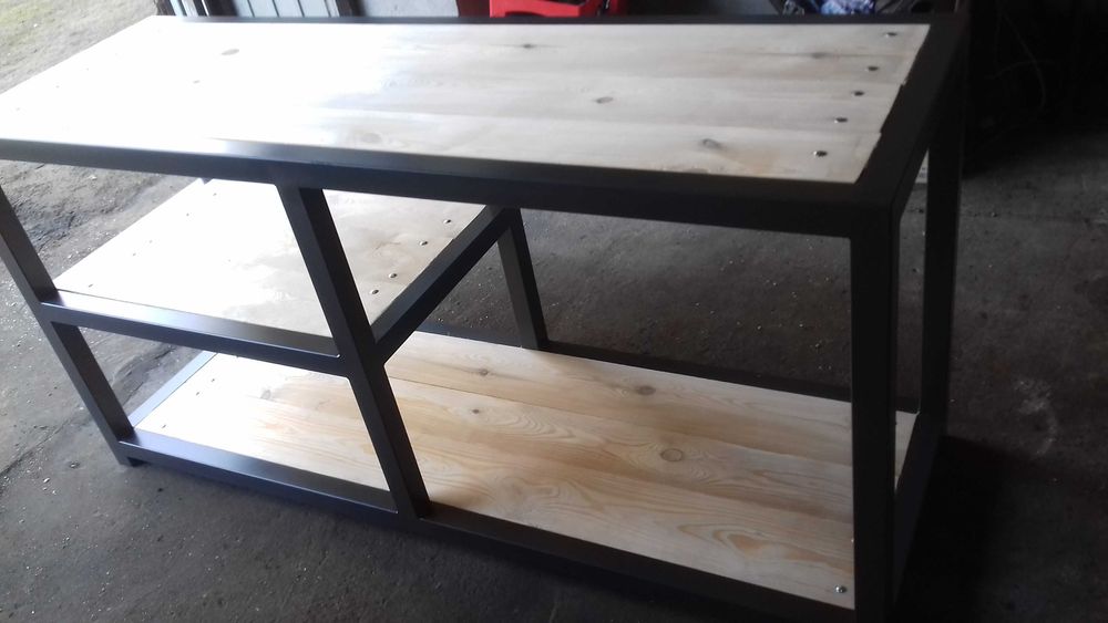 Solidne stoły i regały warsztatowe (falbanek)