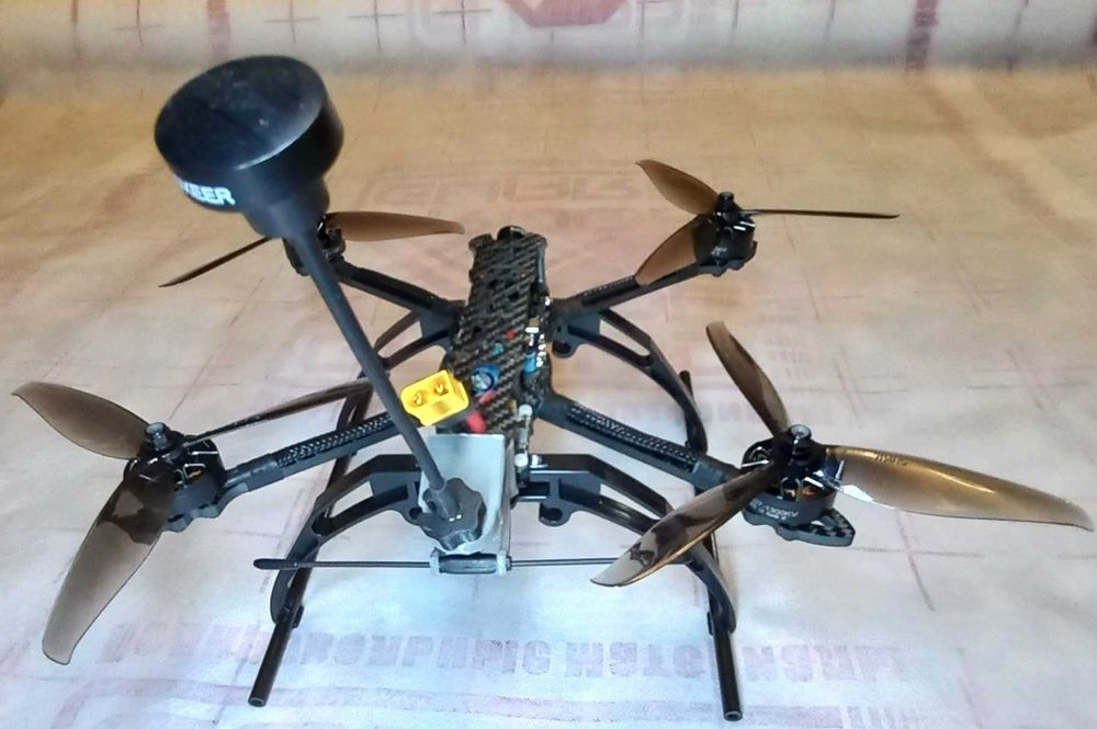 Квадрокоптер FPV Drone GPS LANDING GEAR ФПВ ДРОН 7 дюймів