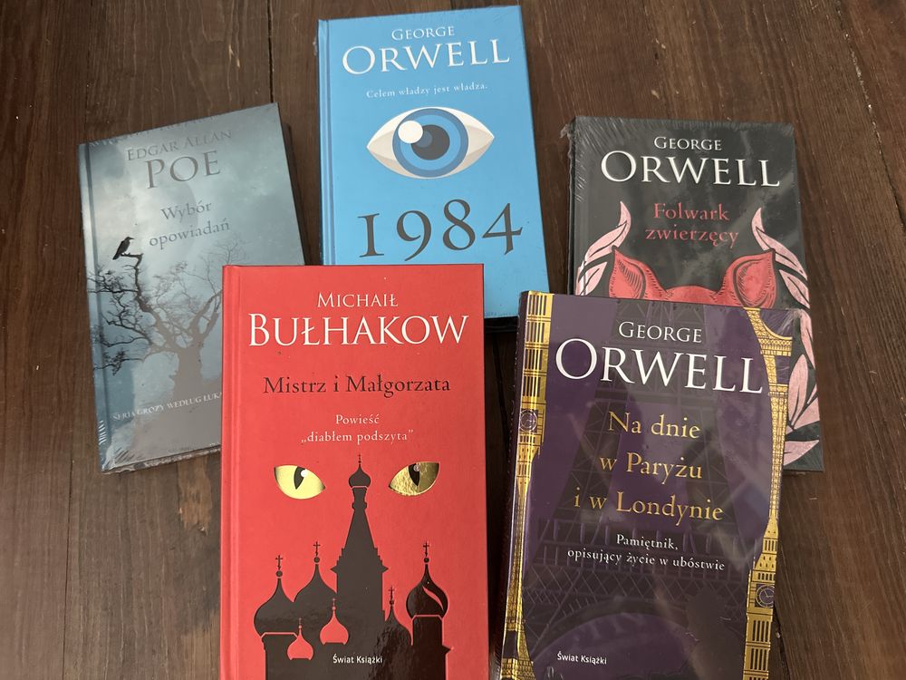 Klasyka barwione brzegi - Poe, Orwell, Bułhakow
