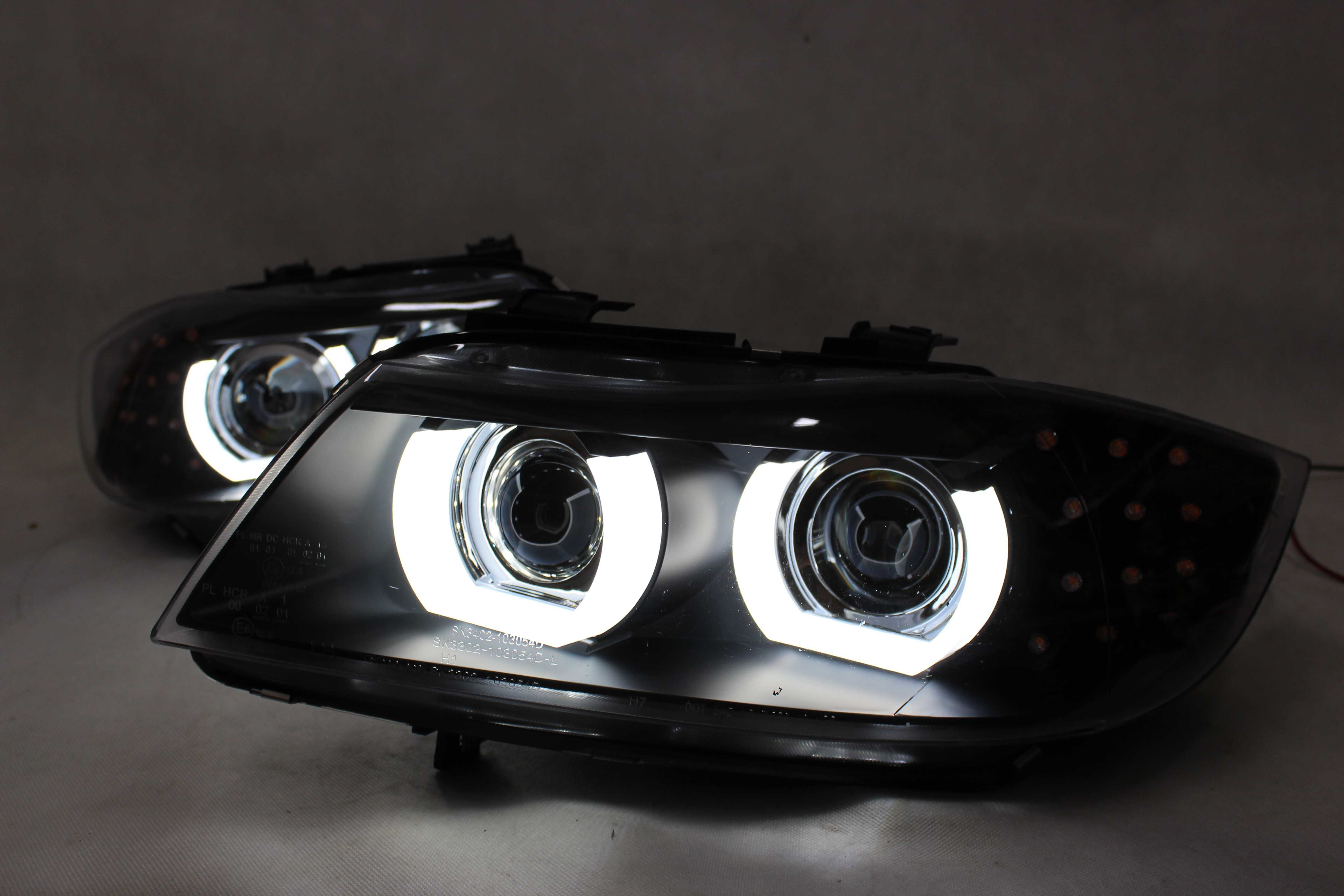 Lampy reflektory przednie przód BMW E90 09-11 LCI XENON AFS LED U-BAR