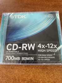 Диск CD-RW TDK новый