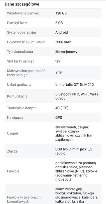 Smartfon Xiaomi Redmi 13C 6/128 GB 4G (LTE) NFC|FV