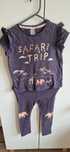 Zestaw legginsy + bluzka T-Shirt Safari r.104
