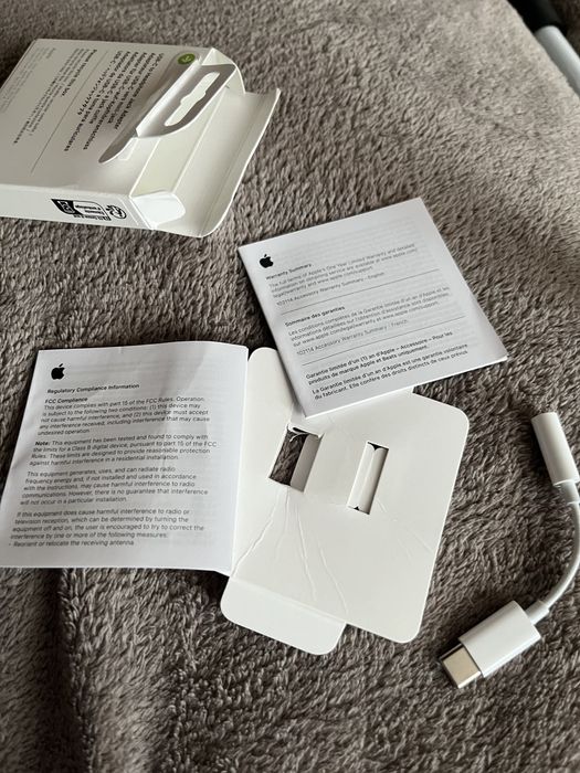 USB-C Jack adapter Apple nowy przejściówka