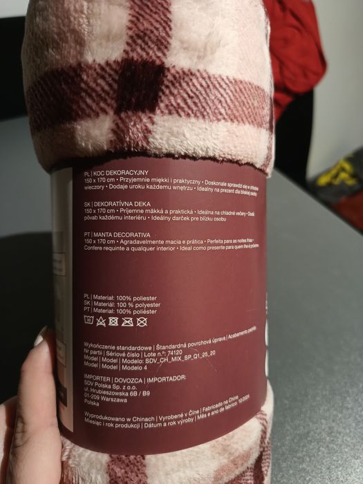 Nowy koc 150x170