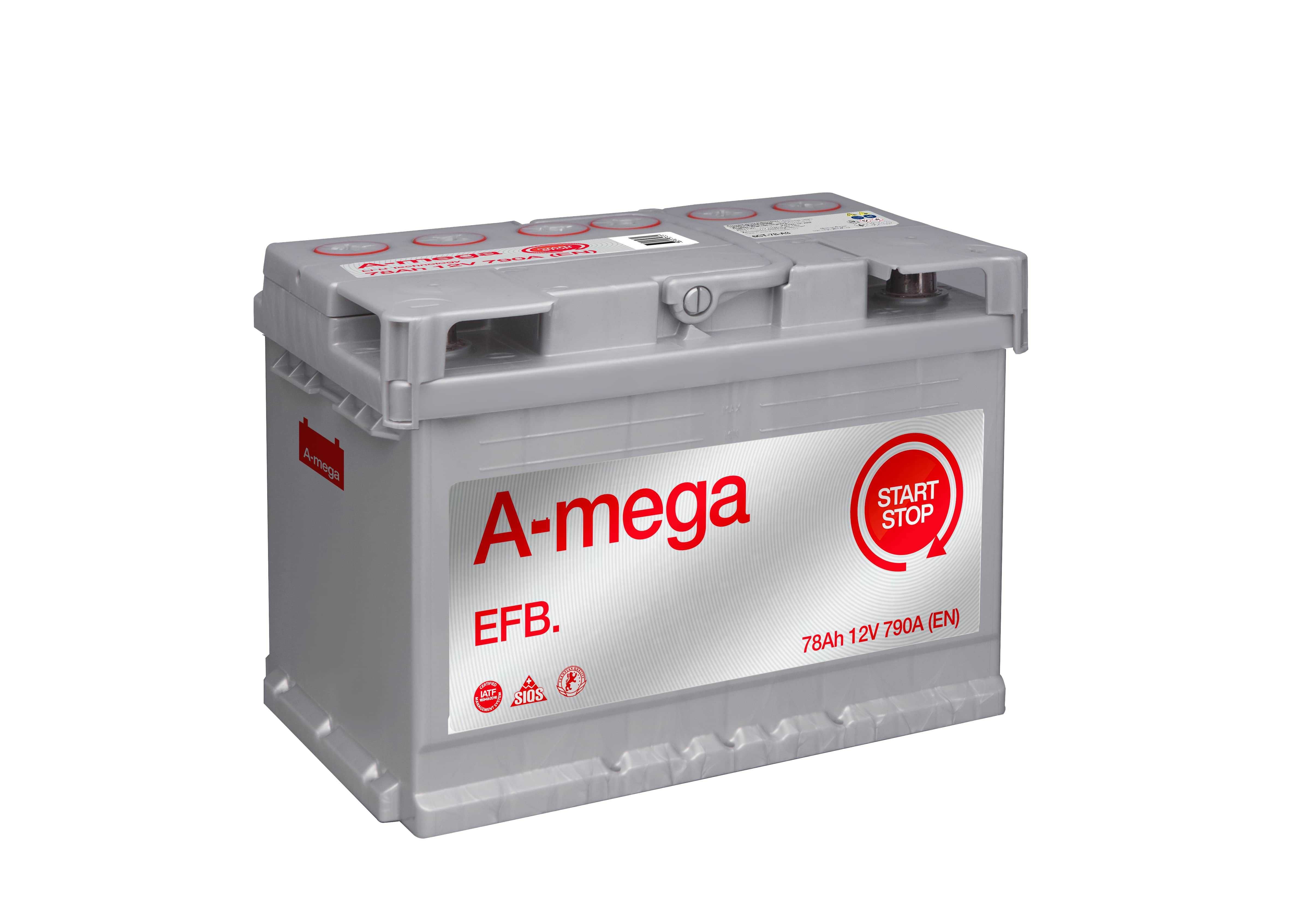 Akumulator Amega EFB START STOP 75 74 78 Ah 790 A + GRATIS ZA 50ZŁ