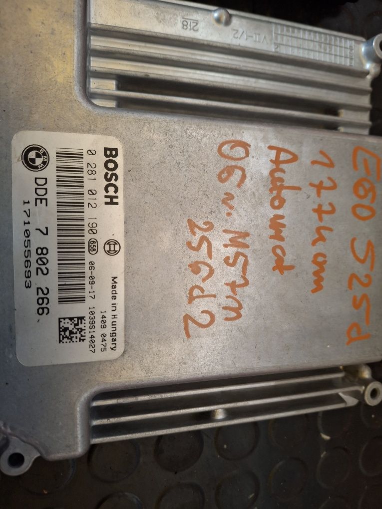 Zestaw startowy M57n 256d2 2.5d 177km BMW E60 E61