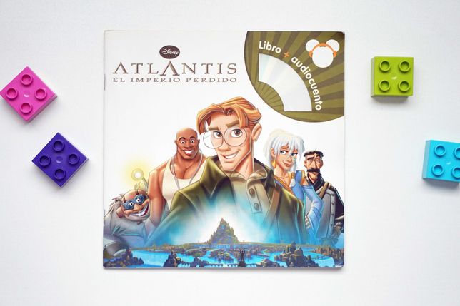 Atlantis  - książeczka po hiszpańsku z audiobookiem na CD