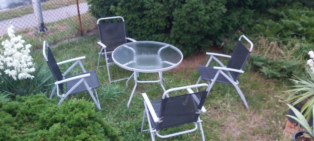 Zestaw ogrodowy tarasowy balkon altanka ogród taras