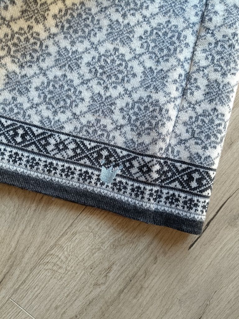 Kardigan sweter wełniany 100% wełna merino Tullah rozmiar 38