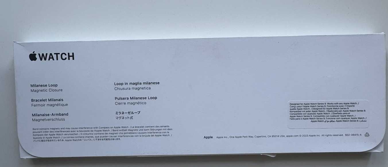 Ремінець для Apple Watch - Milanese Loop Graphite - НОВИЙ