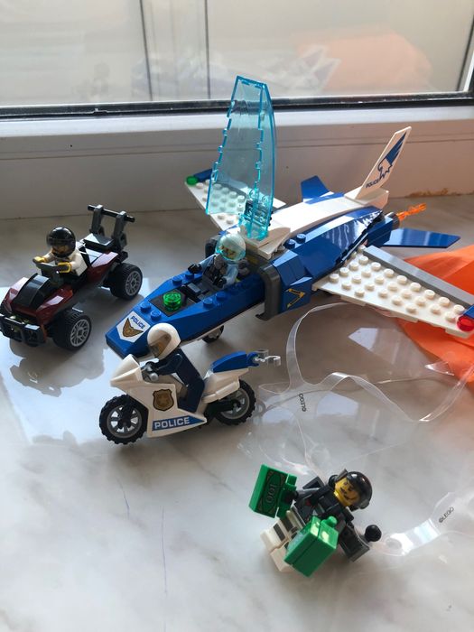Лего сити 60208 Воздушная полиция арест парашютиста