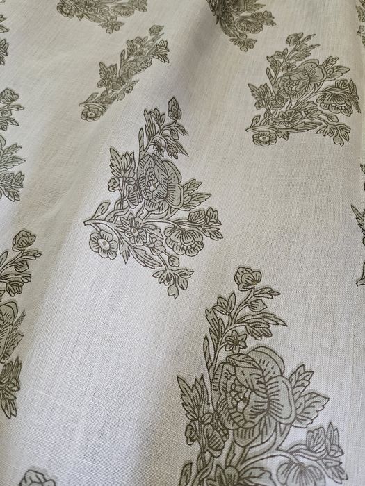 100% лён! Бомбезное бежевое льняное платье р. 14-16 / XL- Xxl
