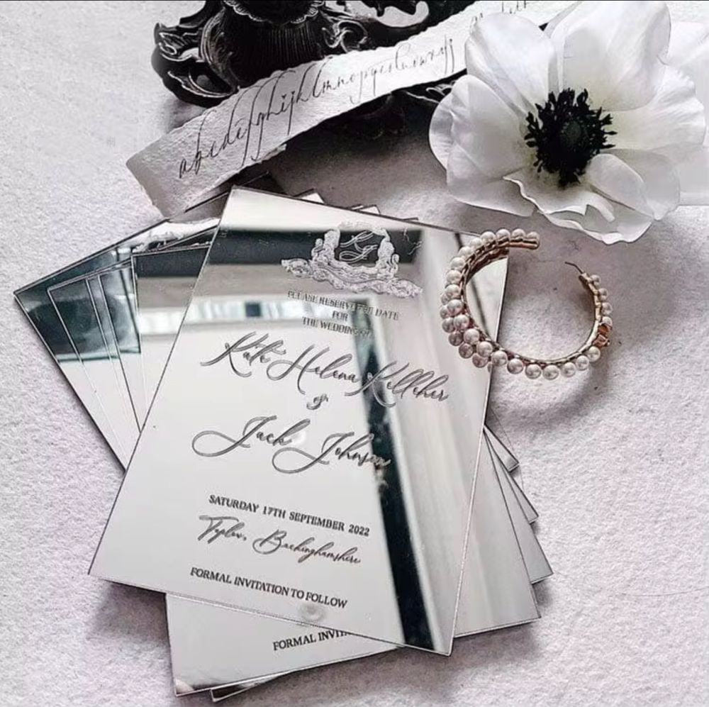 Luxuoso Convite de Casamento