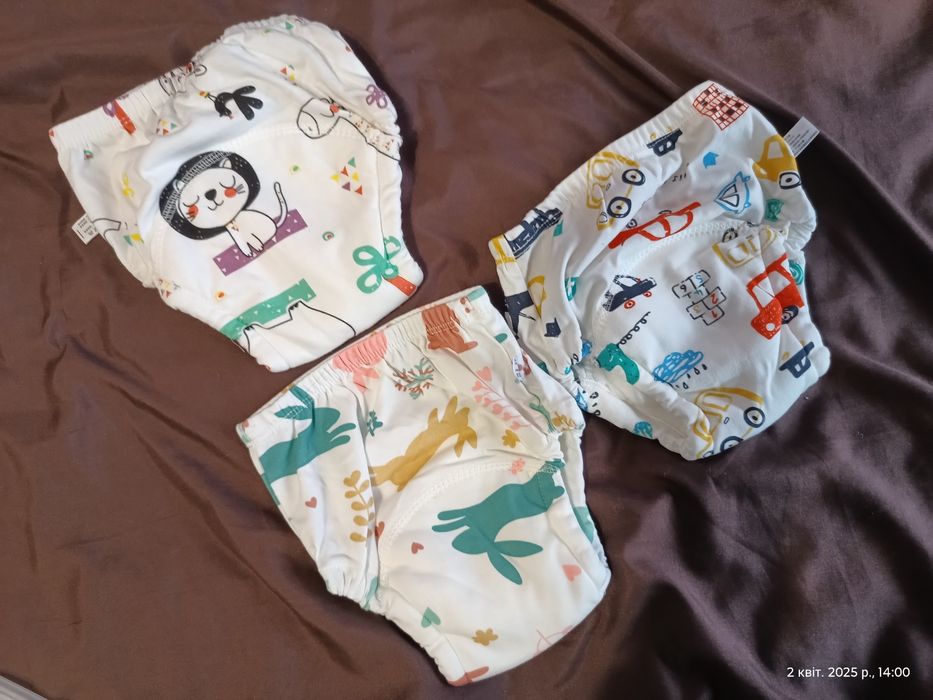 Тренувальні трусики 100 розмір 3 пари
