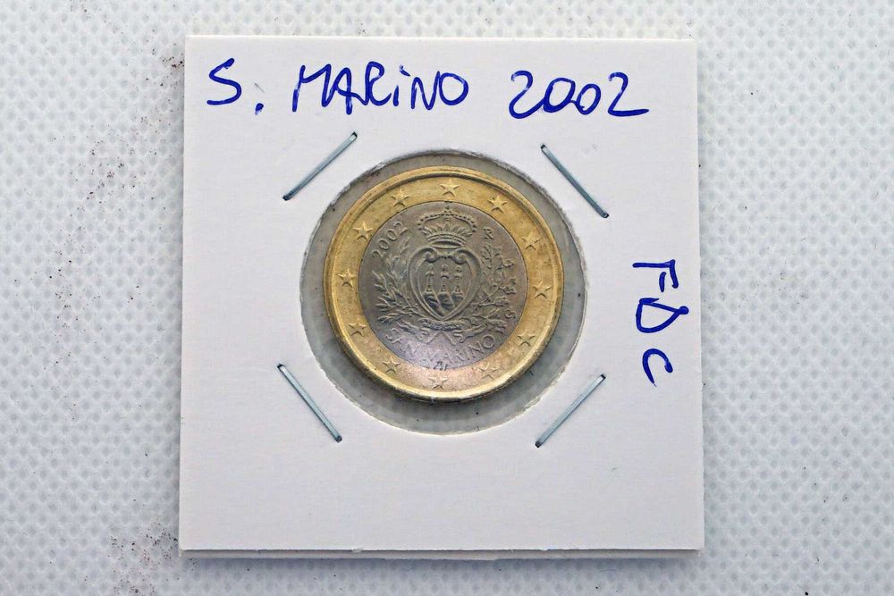 8 Moedas San Marino em FDC - 2002