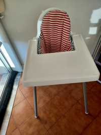 Cadeira de bebé, do Ikea usada com almofada