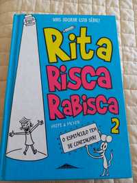 Livro juvenil Rita Risca Rabisca. Novo