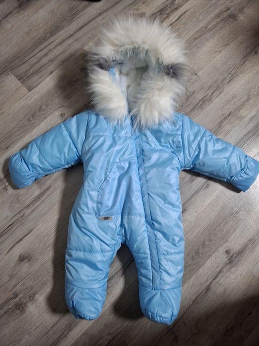 Зимовий комбінезон для хлопчика 56, 62