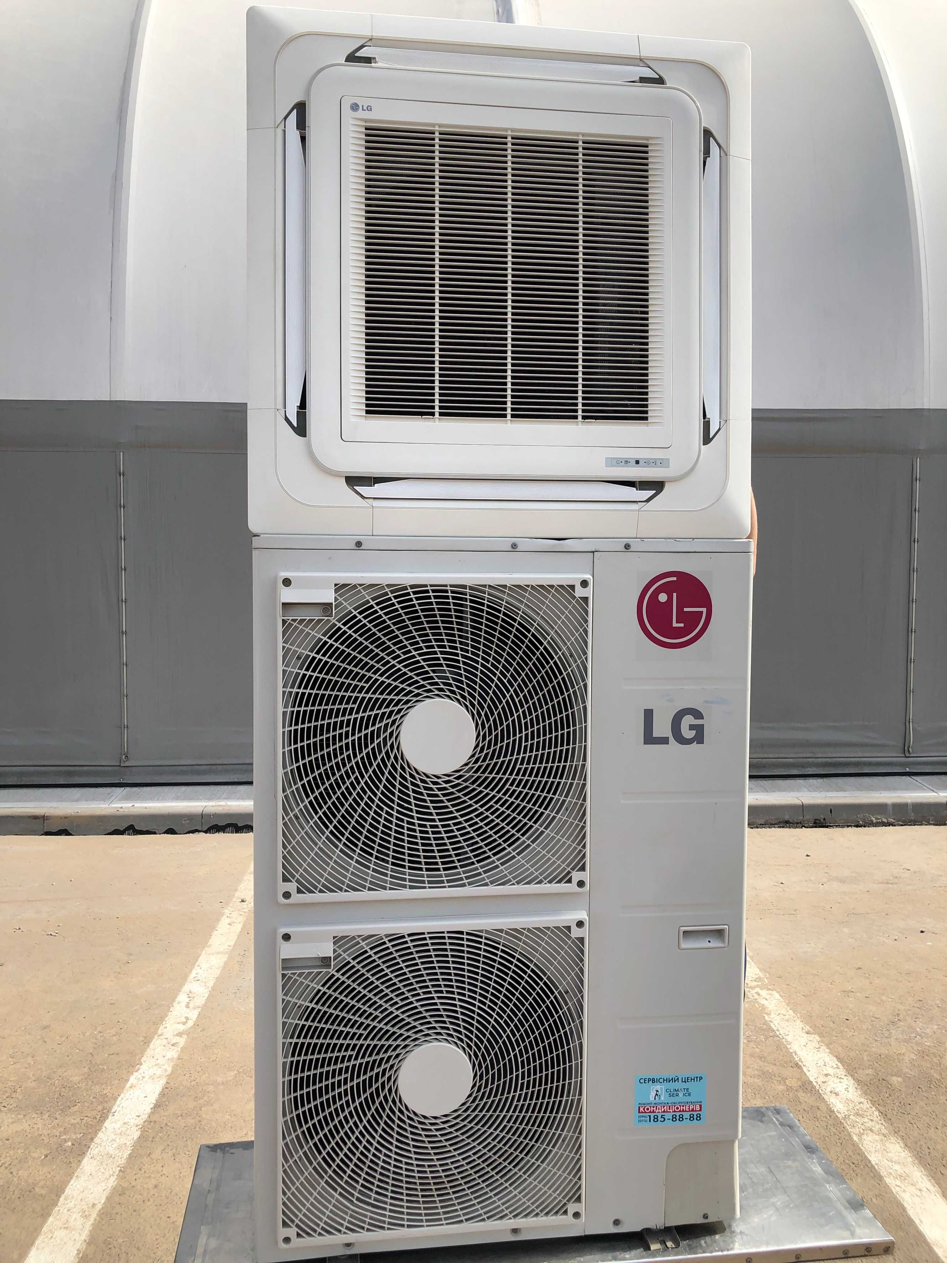 Кондиционер кассетный LG UT60/UU60 б/у до 200 м2 монтаж сервис