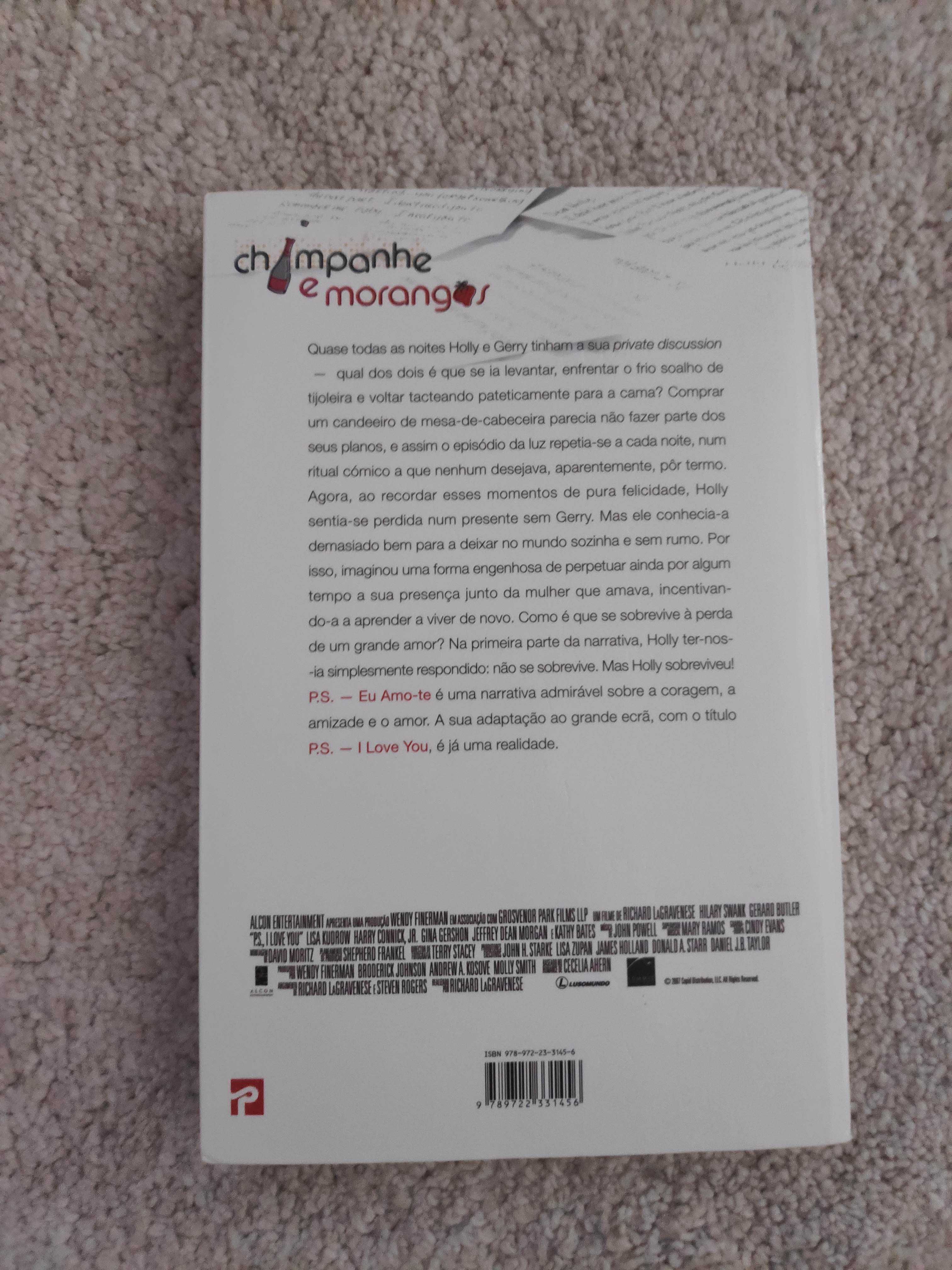 Livro p.s. eu amo te