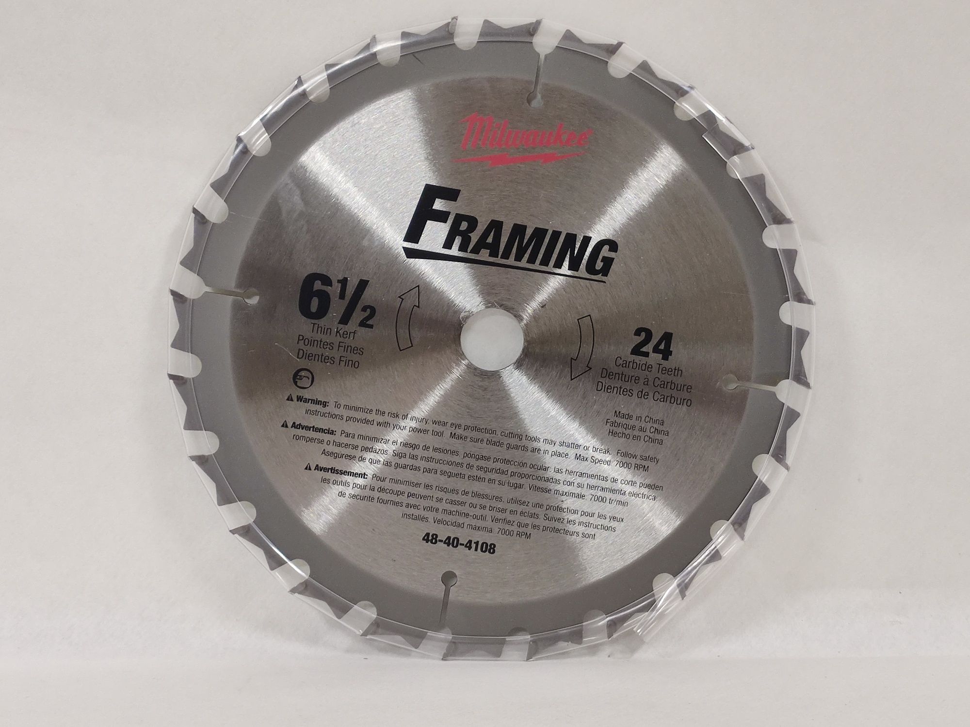 Оригінальний пильний диск по дереву Milwaukee 48-40-4108 165/15.9 24Т