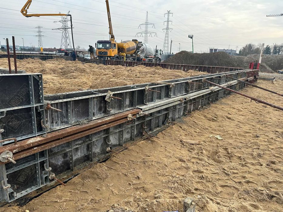 Zacisk ścisk szalunkowy klamry deskowania fundament szalunki