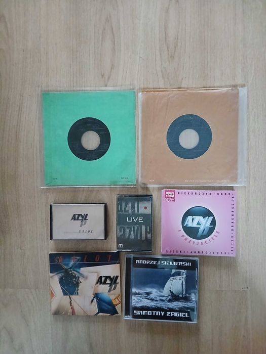 Azyl p zestaw dla konesera kasety ,cd ,single