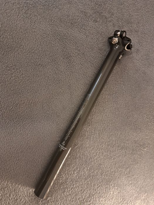 Karbonowa Sztyca 27,2 x 400mm Toseek czarna NOWA