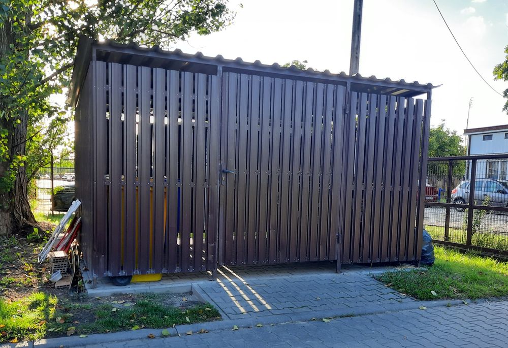 Wiata śmietnikowa, pergola, domek narzędziowy 3x4 metry