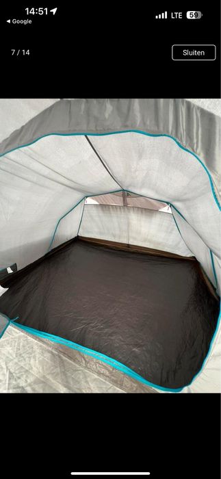 Продам палатку надувную Air Seconds 4.1 Quechua 4 местную