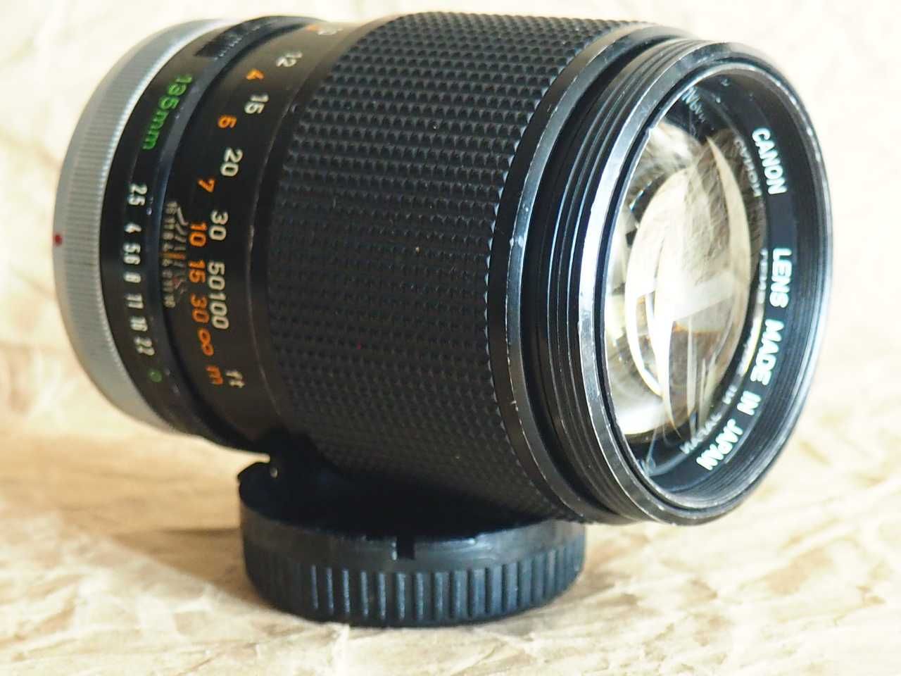 Obiektyw Canon FD 135mm f2.5.