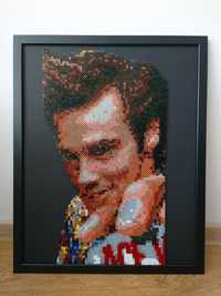 Ace Ventura - portret ramka - koraliki/hama beads