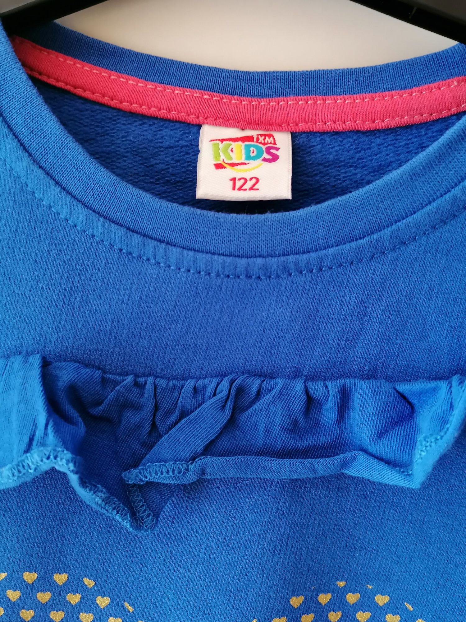 Bluza niebieska rozmiar 122