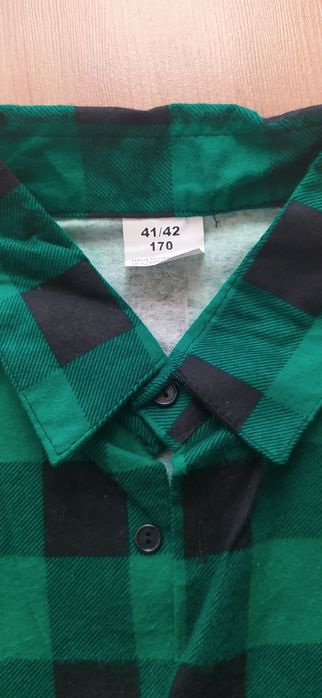 Męska, robocza koszula flanelowa