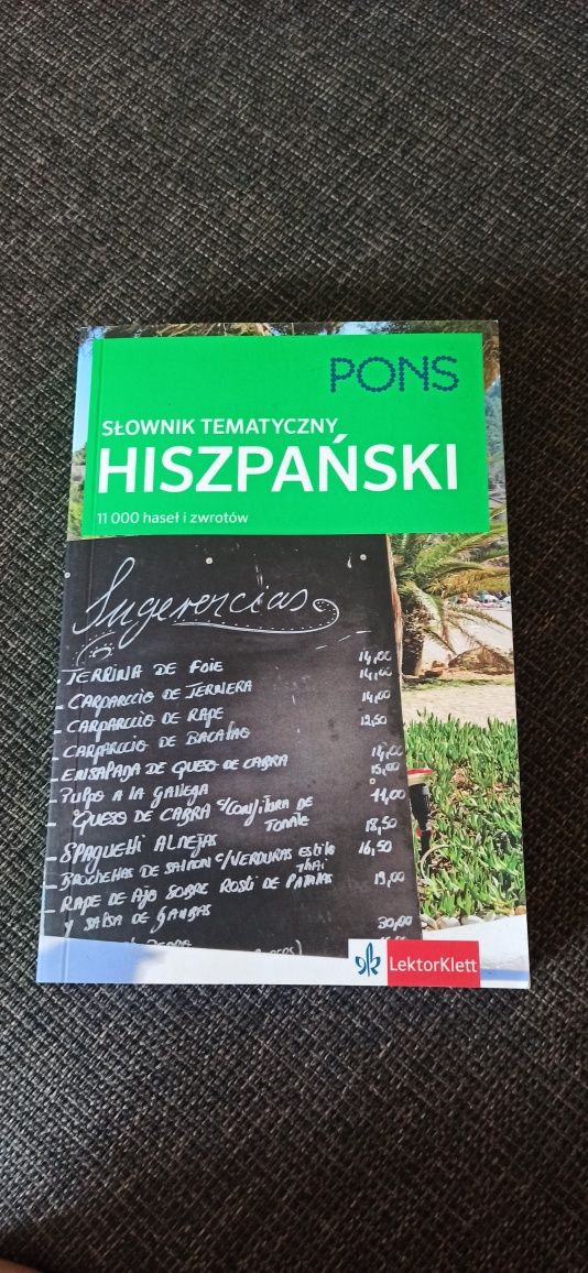 Słownik tematyczny Hiszpanskj PONS